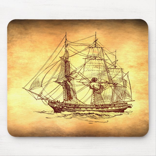 Mousepad navio de pirata (Frente)