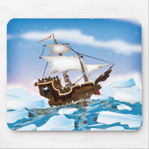 Mousepad Navio de quebra-gelo