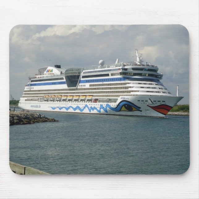 Mousepad Navio de sorriso no canal (Frente)