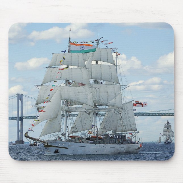 Mousepad Navio de treino de Marinho indiano Tarangini (Frente)