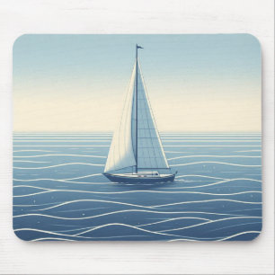 Mousepad Navio de vela no alto mar