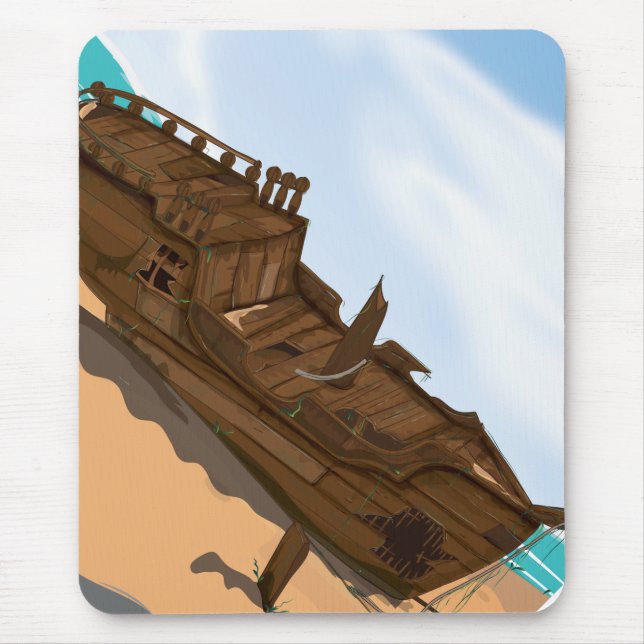 Mousepad Navio Encalhado (Frente)