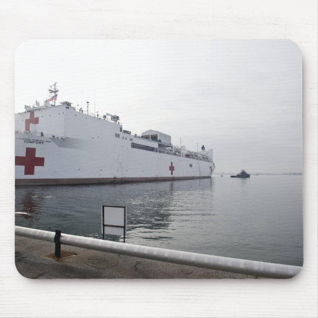 Mousepad Navio hospitalar do Comando Militar Sealift (Frente)