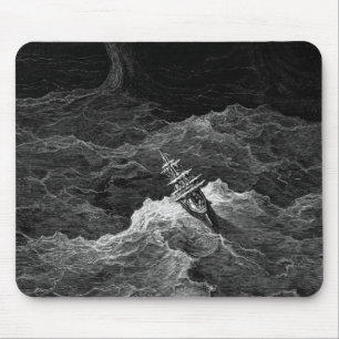 Mousepad Navio no mar tormentoso