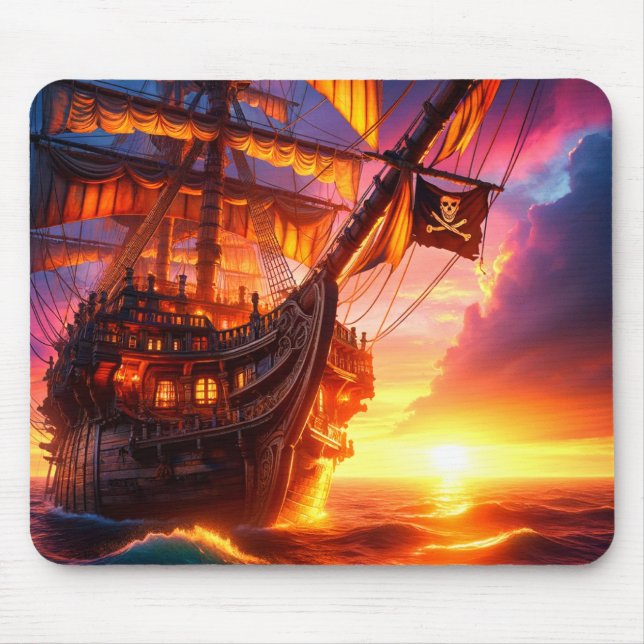 Mousepad Navio pirata (Frente)