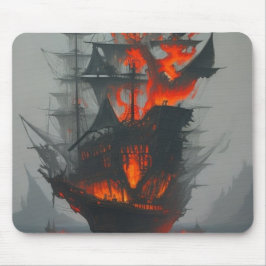 Mousepad Navio pirata fantasma perdido