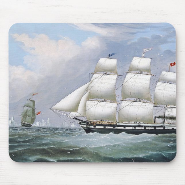 Mousepad Navios de caça à baleia alemães Diana & Anne 1800 (Frente)