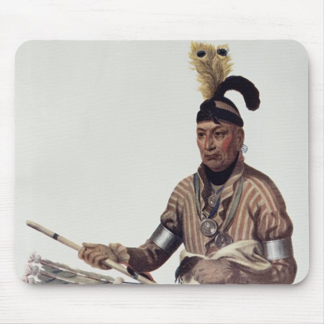 Mousepad Naw-Kaw ou "madeira", um chefe do Winnebago (Frente)