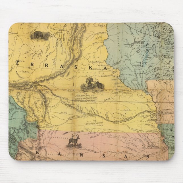 Mousepad Nebraska e Kansas 2 (Frente)