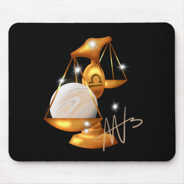 Mousepad Nebula Libra Vênus Zodiac (Frente)