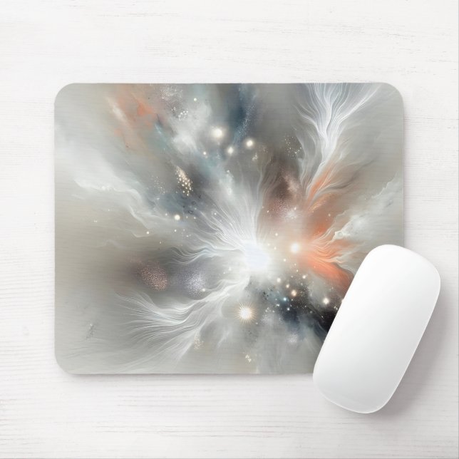 Mousepad Nebulosa abstrato Celestial (Com mouse)