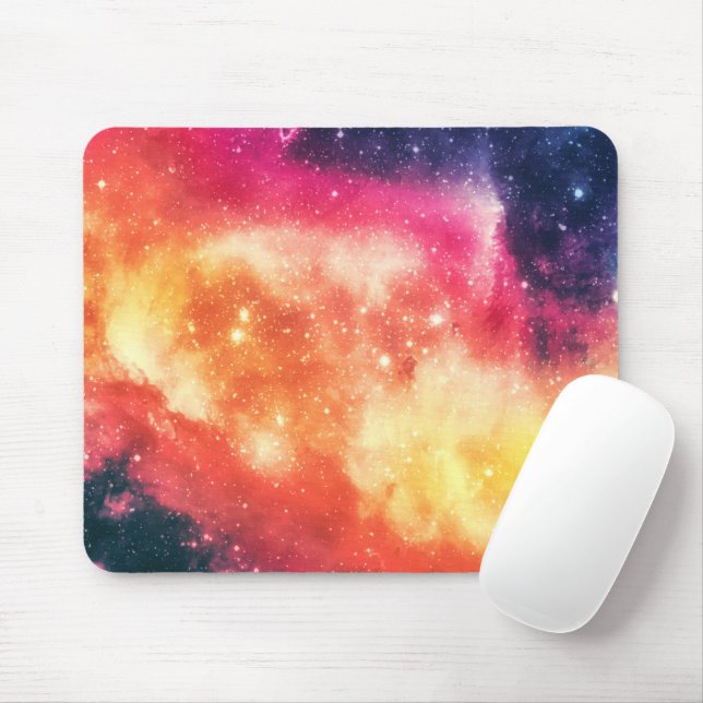 Mousepad Nebulosa Cósmica Radiante (Com mouse)
