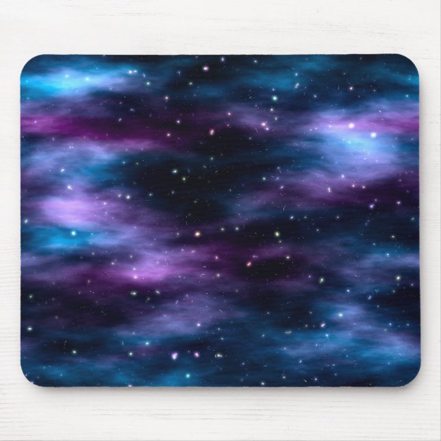 Mousepad Nebulosa fantástica do espaço da viagem (Frente)