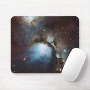 Mousepad Nebulosa Órion Astronomia azul marrom bege céu est
