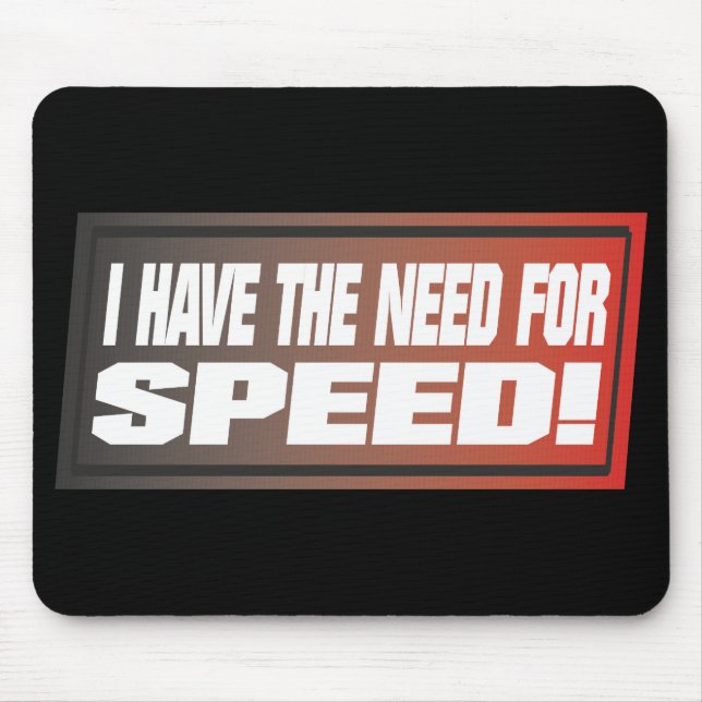 Mousepad Necessidade De Velocidade (Frente)