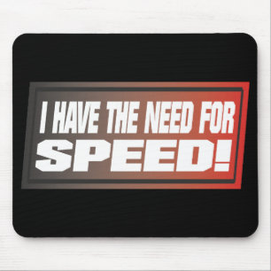 Mousepad Necessidade para a velocidade