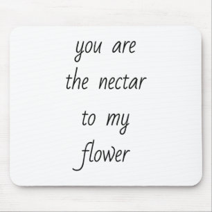 Mousepad Néctar Para Minha Placa De Mouse Flor