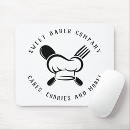 Mousepad Negócio Moderno de Padaria e Confeitaria
