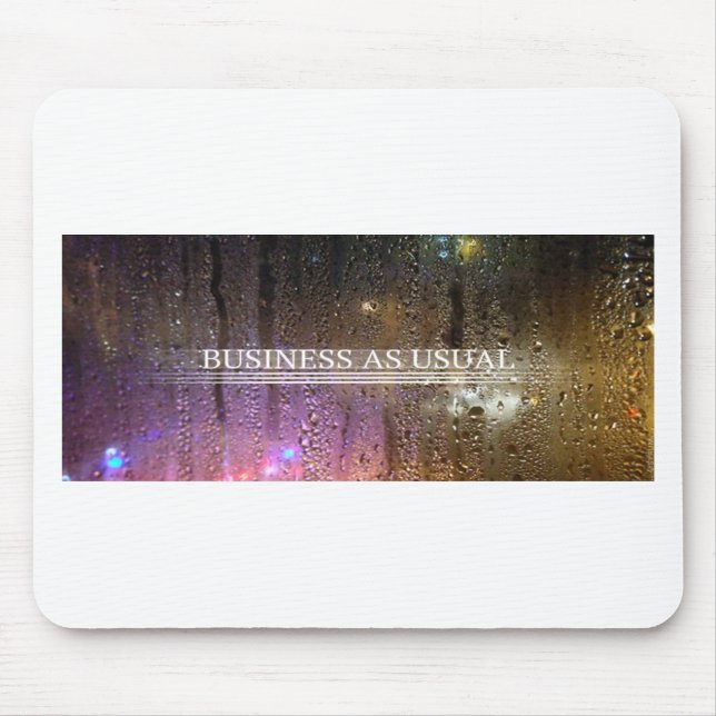 Mousepad negócios como sempre (Frente)