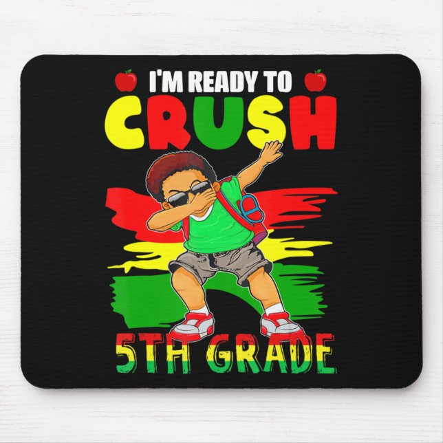 Mousepad Negra Negra Negra Nadando de Volta à Escola (Frente)