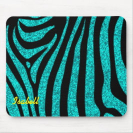 Mousepad Negra Zebra Strike Nome Largura