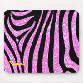 Mousepad Negra Zebra Strike Nome Largura