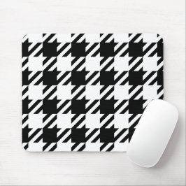 Mousepad Negro e branco do houndstooth