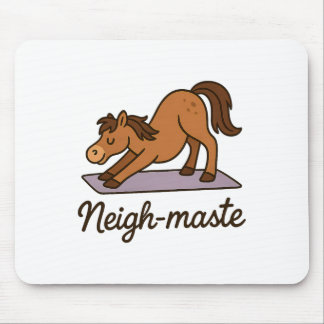 Mousepad Neigh-maste Engraçado Cavalo Ioga Amante Meditação