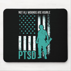 Mousepad Nem todas as feridas são visíveis - Consciência PT