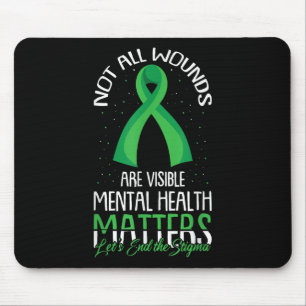 Mousepad Nem Todas as Feridas São Visíveis Conscientização