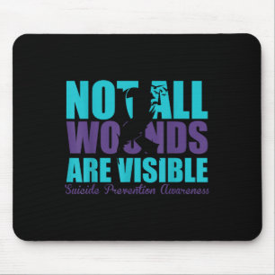 Mousepad Nem Todas as Feridas São Visíveis Conscientização