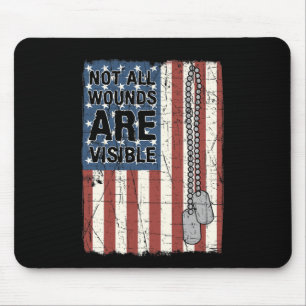 Mousepad Nem Todas As Feridas São Visíveis Para Ptsd Citar