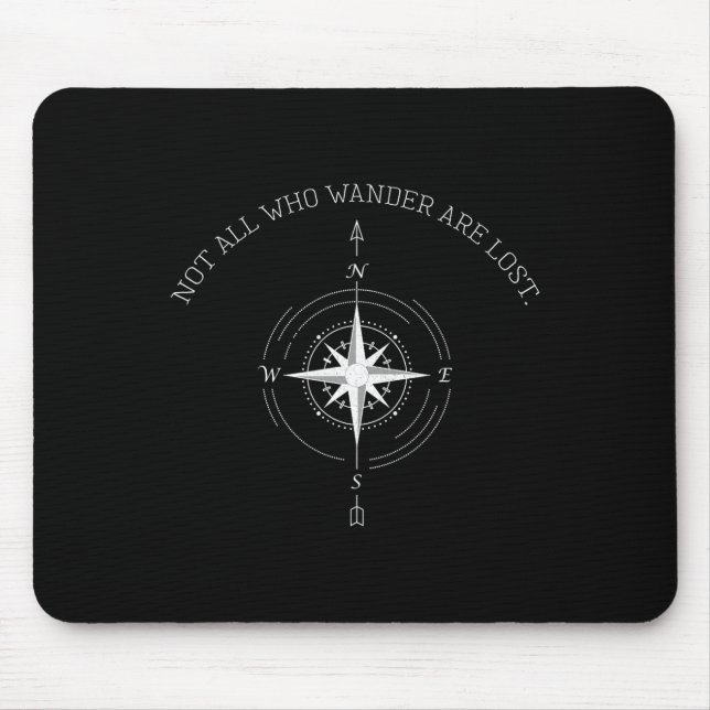 Mousepad Nem Todos Que Vagam Estão Perdidos Viajam (Frente)