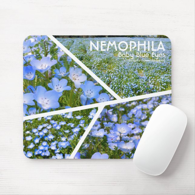 Mousepad NEMOPHILA（Baby Blue Eyes） (Com mouse)