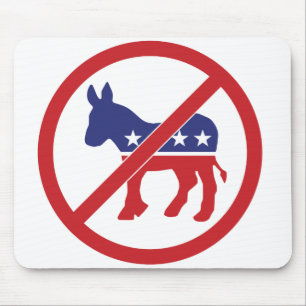 Mousepad Nenhum asno de Democrata da política