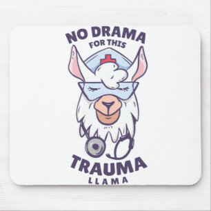 MOUSEPAD NENHUM DRAMA PARA ESTE TRAUMA LLAMA