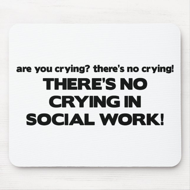 Mousepad Nenhum grito no trabalho social (Frente)