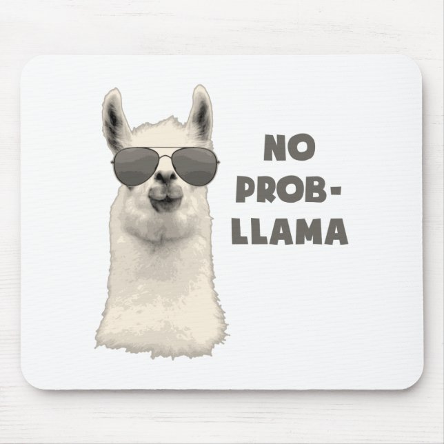Mousepad Nenhum lama do problema (Frente)