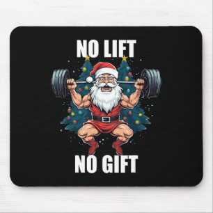 Mousepad Nenhum Levantamento Nenhum Presente Papai Noel Nat