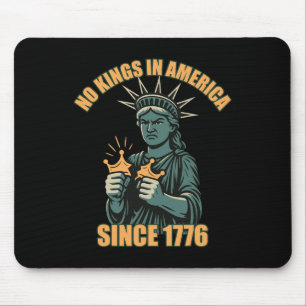 Mousepad Nenhum Rei Na América Anti Gelo Trump Estátua Da L