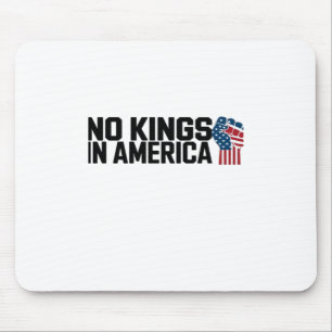 Mousepad Nenhum Rei na América EUA Gráfico Vintage