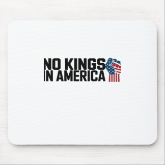 Mousepad Nenhum Rei na América EUA Gráfico Vintage