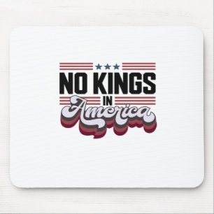 Mousepad Nenhum Rei na América EUA Retro Clássico