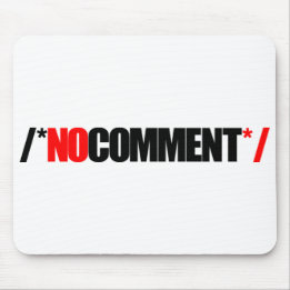 Mousepad Nenhum tapete do rato do comentário
