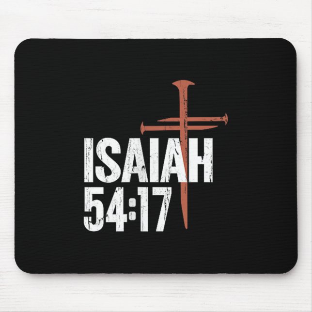 Mousepad Nenhuma Arma Formada Contra Mim Deve Prosperar - F (Frente)
