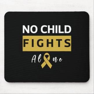 Mousepad Nenhuma Criança luta sozinha com a consciência do
