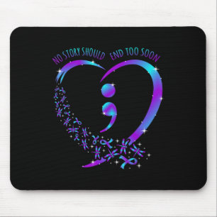 Mousepad Nenhuma história deve acabar com o apoio à conscie