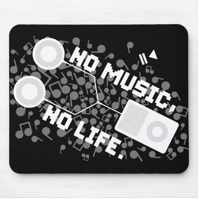 MOUSEPAD NENHUMA MÚSICA, NENHUMA VIDA (Frente)