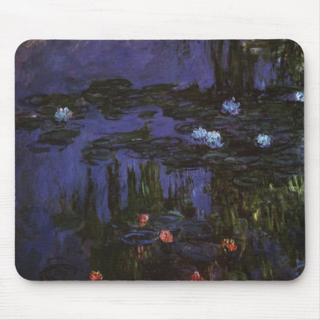 Mousepad Nenúfares de Claude Monet, Impressionismo Antigo (Frente)