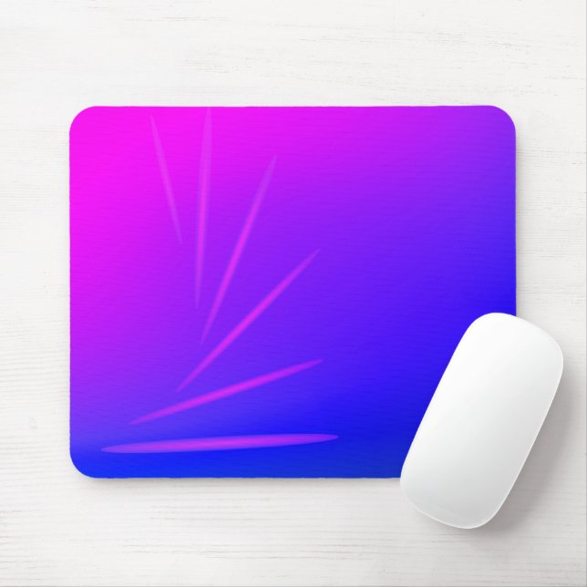 Mousepad Neon Abstrato rosa e roxo (Com mouse)